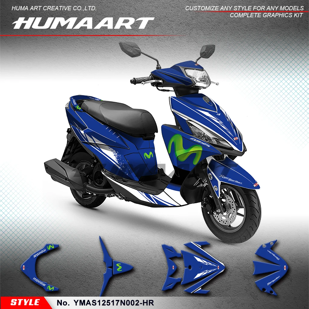 Клейкая наклейка с графикой мотоцикла HUMAART для скутера Yamaha AS 125 AS125 DIO 17 2018 2019 2020 2021, восстановление, YMAS 12517N002-HR
Клейкая наклейка с графикой мотоцикла HUMAART для скутера Yamaha AS 125 AS125 DIO 17 2018 2019 2020 2021, восстановление, YMAS 12517N002-HR