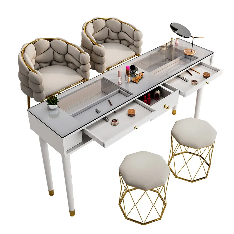 LTT manicure table and chair set economical single and double manicure table paint wrought iron
LTT manicure table and chair set economical single and double manicure table paint wrought iron