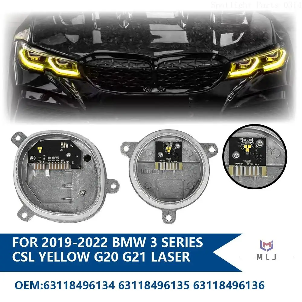 63118496134 63118496135 63118496136 For 2019-2022 BMW 3 Series G20 G21 Laser Headlight DRL CSL Yellow Chip DRL Module Angel Eye
63118496134 63118496135 63118496136 For 2019-2022 BMW 3 Series G20 G21 Laser Headlight DRL CSL Yellow Chip DRL Module Angel Eye