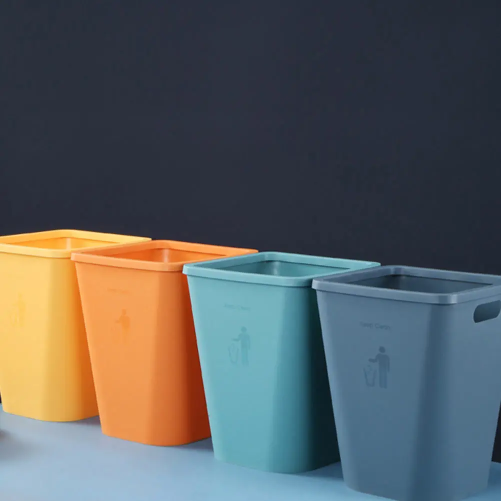 1pc Sturdy Plastic Trash Can Simple Nordic Style Odorless for Kitchen Bedroom Living Room Home Office Waste Storage Bin
1pc Sturdy Plastic Trash Can Simple Nordic Style Odorless for Kitchen Bedroom Living Room Home Office Waste Storage Bin