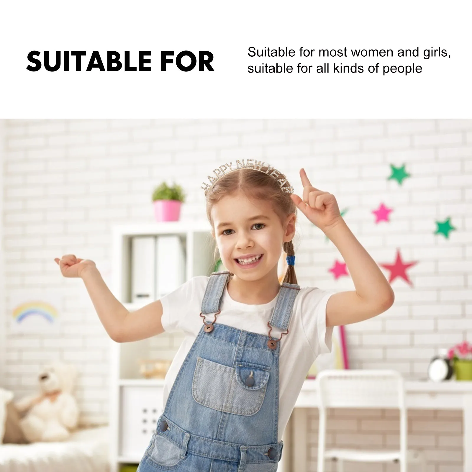 1pc New Year Happy Headband One Size For Adult Kids Party Festival Hair Decor Photo Prop Costume Accessory Rhinestone Letter
1pc New Year Happy Headband One Size For Adult Kids Party Festival Hair Decor Photo Prop Costume Accessory Rhinestone Letter