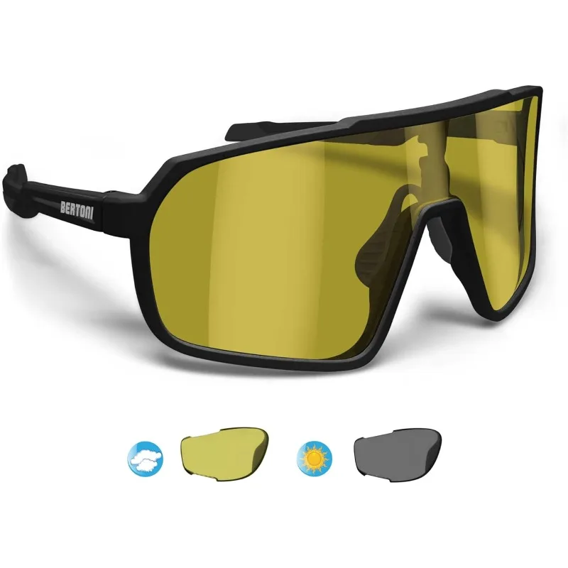 BERTONI Sports Cycling MTB Sunglasses Men Women Antifog Lens Optical RX Carrier acc. - GEMINI NEW
BERTONI Sports Cycling MTB Sunglasses Men Women Antifog Lens Optical RX Carrier acc. - GEMINI NEW