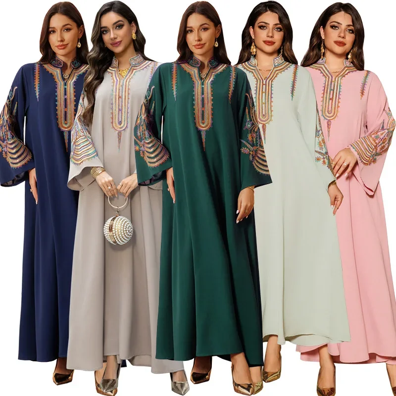 2025 Abaya Women Party Dress Embroidery Muslim Modest Eid Dresses Jalabiya Long Robe Ramadan Morocco Dubai Kaftan Vestidos Abaya
2025 Abaya Women Party Dress Embroidery Muslim Modest Eid Dresses Jalabiya Long Robe Ramadan Morocco Dubai Kaftan Vestidos Abaya