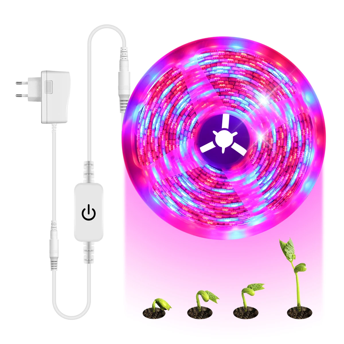 Full Spectrum Phytolamp LED Grow Light Strip for Invernadero Greenhouses Indoor Plants Seeds Flower with Dimmable Touch Switch
Full Spectrum Phytolamp LED Grow Light Strip for Invernadero Greenhouses Indoor Plants Seeds Flower with Dimmable Touch Switch
