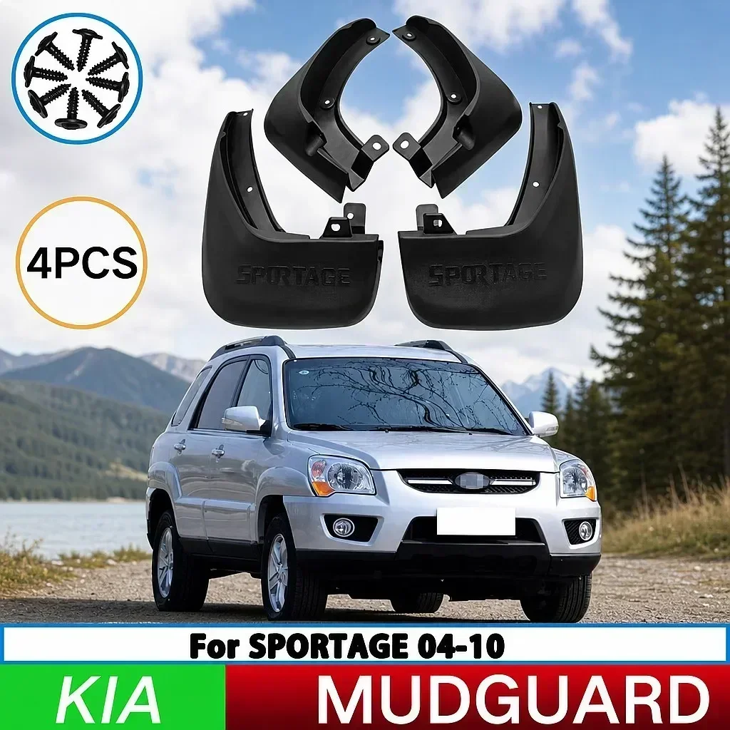 For Kia Sportage 2004-2010 Mud Flaps Splash Guards Front Rear 4pcs Car Fender Protector
For Kia Sportage 2004-2010 Mud Flaps Splash Guards Front Rear 4pcs Car Fender Protector