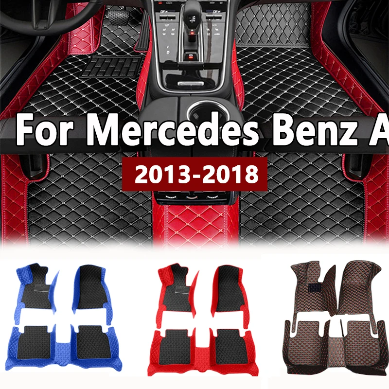 Автомобильные коврики для Mercedes Benz A Class W176 2013 ~ 2018, автомобильный коврик для защиты от грязи, водонепроницаемые коврики, автомобильные аксессуары для интерьера
Автомобильные коврики для Mercedes Benz A Class W176 2013 ~ 2018, автомобильный коврик для защиты от грязи, водонепроницаемые коврики, автомобильные аксессуары для интерьера