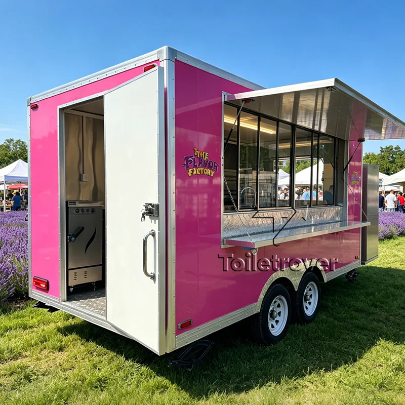 Usa Uk Standard Pink Food Trailer Food Cart Trailer Ice Cream Food Truck Custom Food Truck Trailer with Air Conditioner
Usa Uk Standard Pink Food Trailer Food Cart Trailer Ice Cream Food Truck Custom Food Truck Trailer with Air Conditioner