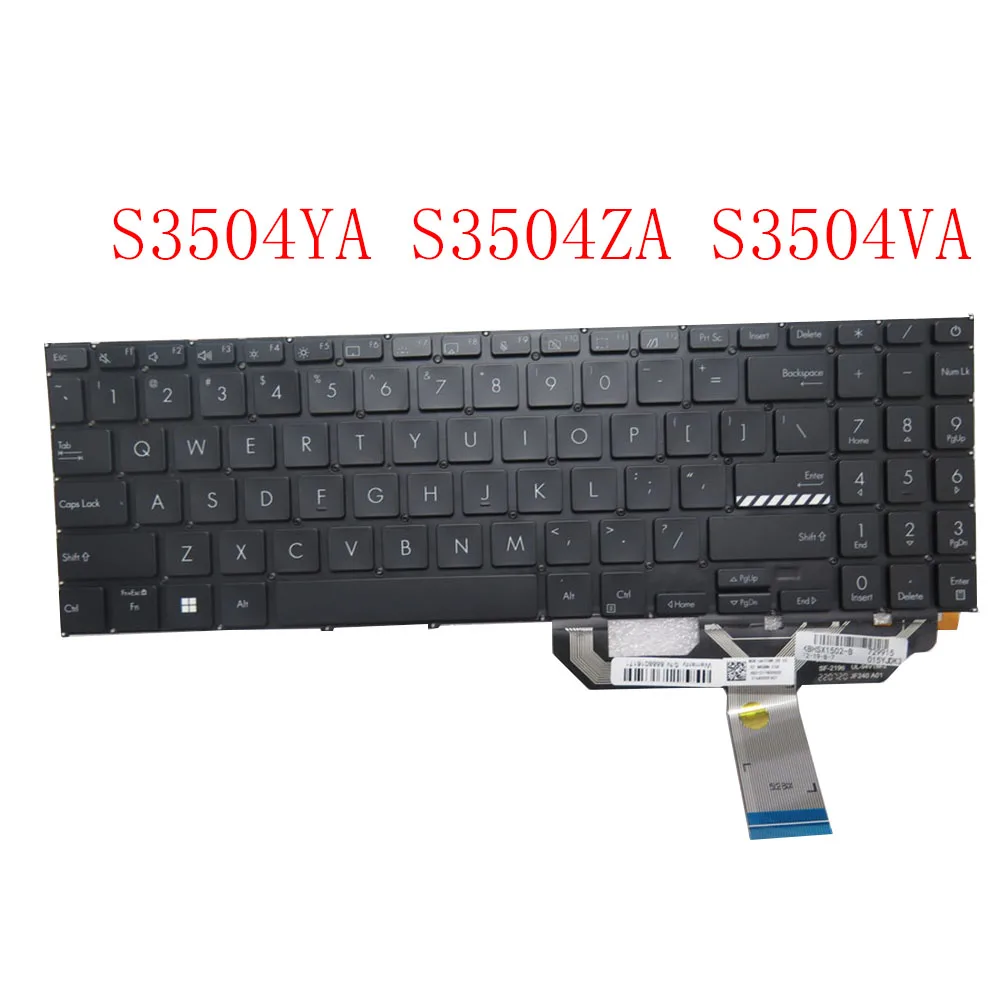 Клавиатура ноутбука для ASUS Vivobook 15X S3504YA S3504ZA S3504VA США с черной подсветкой без рамки
Клавиатура ноутбука для ASUS Vivobook 15X S3504YA S3504ZA S3504VA США с черной подсветкой без рамки