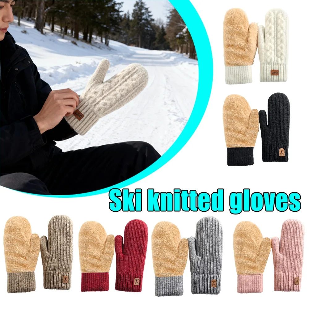 Женские зимние перчатки с сенсорным экраном, высокоэластичные вязаные двухслойные утолщенные теплые стильные однотонные перчатки на флисовой подкладке
Женские зимние перчатки с сенсорным экраном, высокоэластичные вязаные двухслойные утолщенные теплые стильные однотонные перчатки на флисовой подкладке