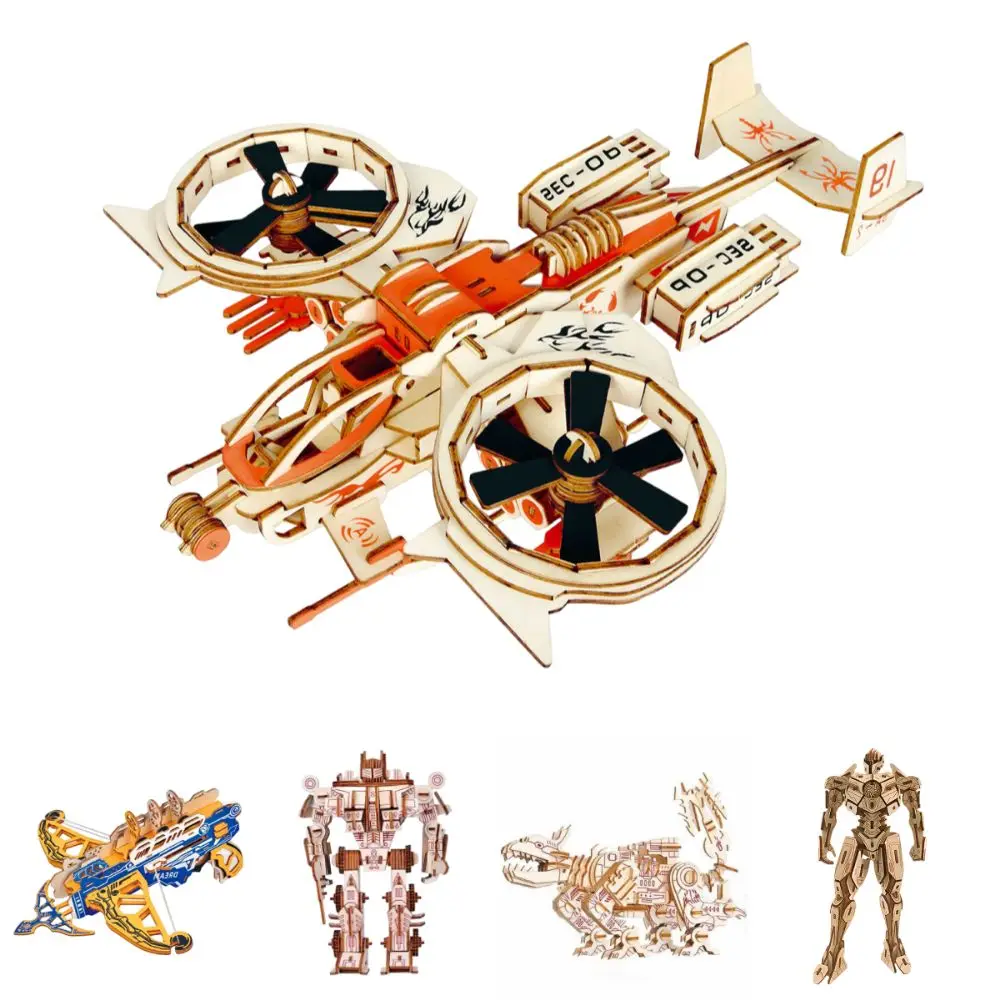 Wooden Material 3D Puzzle Handmade Model Educational Toy Assembly Model Stereoscopic Design Creative Jigsaw Robot Model
Wooden Material 3D Puzzle Handmade Model Educational Toy Assembly Model Stereoscopic Design Creative Jigsaw Robot Model