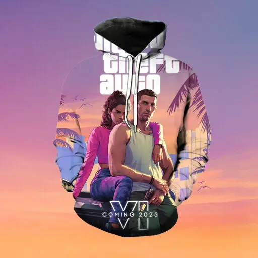 Grand Theft Auto GTA 6 Hoodies Game 3D Print Men Women Fashion Sweatshirts Oversized Hoodie Kids Pullovers Tracksuit Clothes
Grand Theft Auto GTA 6 Hoodies Game 3D Print Men Women Fashion Sweatshirts Oversized Hoodie Kids Pullovers Tracksuit Clothes