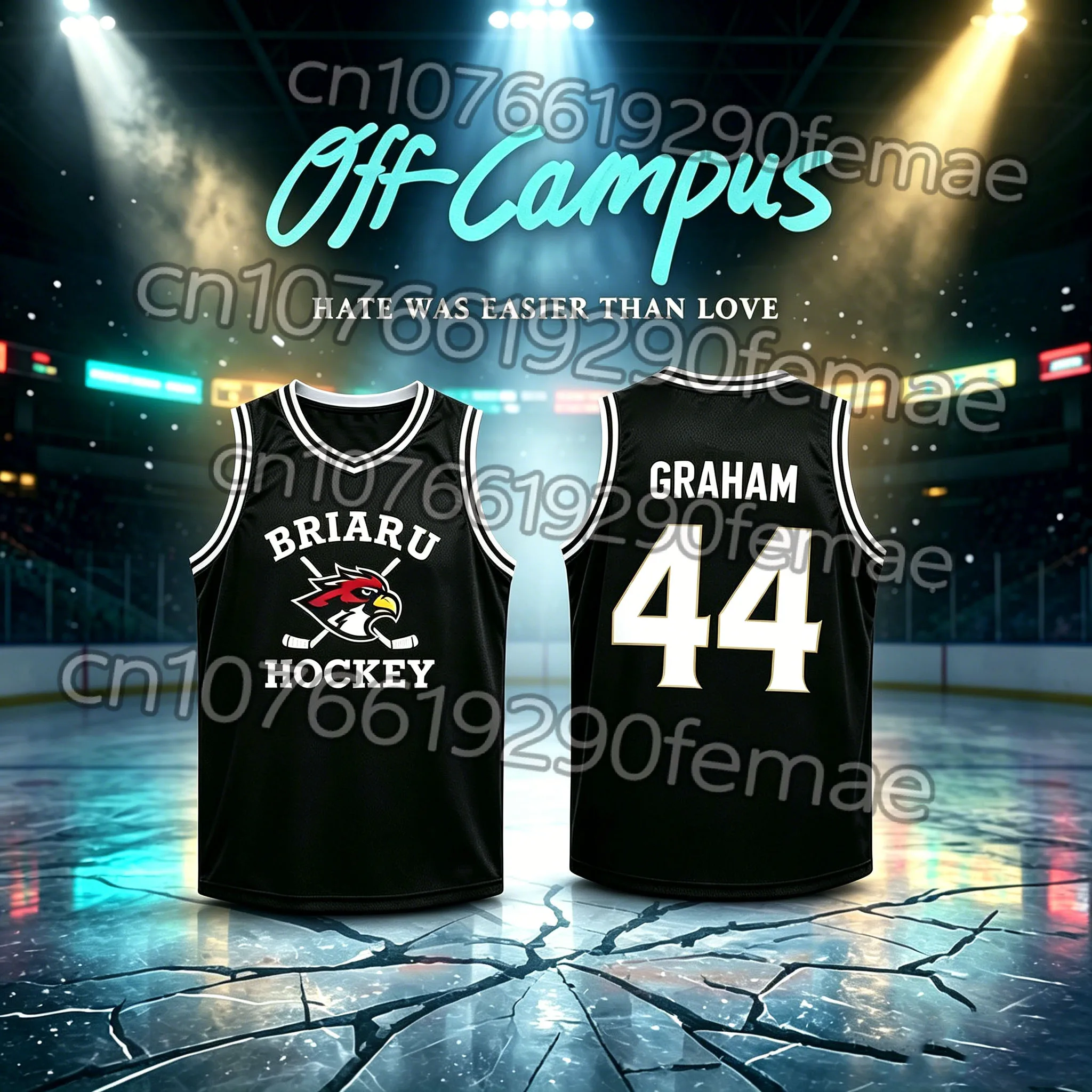 2026 Briar U Hockey Jersey Garrett Graham 44 Off Campus Black Basketball Tank Top Fans Sleeveless Shirt For Kids Adults
2026 Briar U Hockey Jersey Garrett Graham 44 Off Campus Black Basketball Tank Top Fans Sleeveless Shirt For Kids Adults