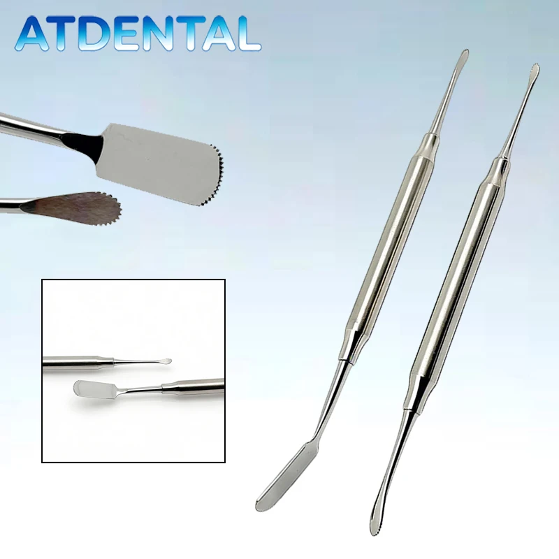 2pcs Double Ends Dental Periosteal Elevator Serrated Tip Implant Retractor for Reflecting & Separator Tool
2pcs Double Ends Dental Periosteal Elevator Serrated Tip Implant Retractor for Reflecting & Separator Tool