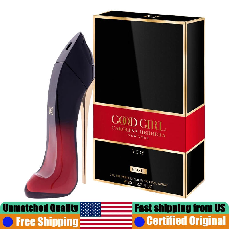 Premium Arabic Perfumes Carolina Herrera Very Good Girl Elixir Iconic Floral Oriental EDP for Women 2.7 Oz Lasting Warm Gourmand Fragrance with Black Cherry Almond Tuberose Rose Vanilla Cocoa 80ml Original Portable Pheromones Perfume Spray Birthday Gifts
Premium Arabic Perfumes Carolina Herrera Very Good Girl Elixir Iconic Floral Oriental EDP for Women 2.7 Oz Lasting Warm Gourmand Fragrance with Black Cherry Almond Tuberose Rose Vanilla Cocoa 80ml Original Portable Pheromones Perfume Spray Birthday Gifts