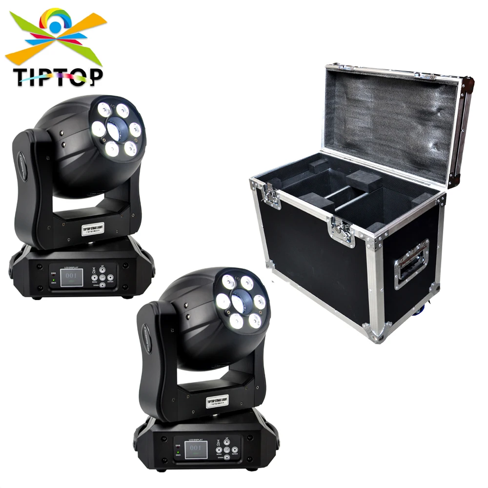 2IN1 Flightcase Pack 120W Светодиодный точечный светильник с головкой 6X12W RGBW Wash Led 2IN1 Эффект Disco Club Party Truss Подвесное освещение
2IN1 Flightcase Pack 120W Светодиодный точечный светильник с головкой 6X12W RGBW Wash Led 2IN1 Эффект Disco Club Party Truss Подвесное освещение