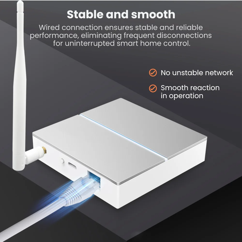Tuya Zigbee3.0 Smart Wired Gateway Hub With Signal Antenna Smart Home Bridge,Smart Life App For Yandex Alice Alexa Google Home
Tuya Zigbee3.0 Smart Wired Gateway Hub With Signal Antenna Smart Home Bridge,Smart Life App For Yandex Alice Alexa Google Home