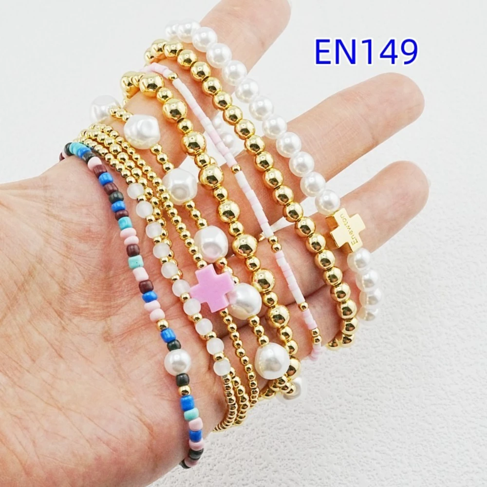 YEEVAA Cross Charm Colorful Beads&Stones Stack of 9 Bracelets, Fashion Jewelry Gift for Women Daily Layering
YEEVAA Cross Charm Colorful Beads&Stones Stack of 9 Bracelets, Fashion Jewelry Gift for Women Daily Layering