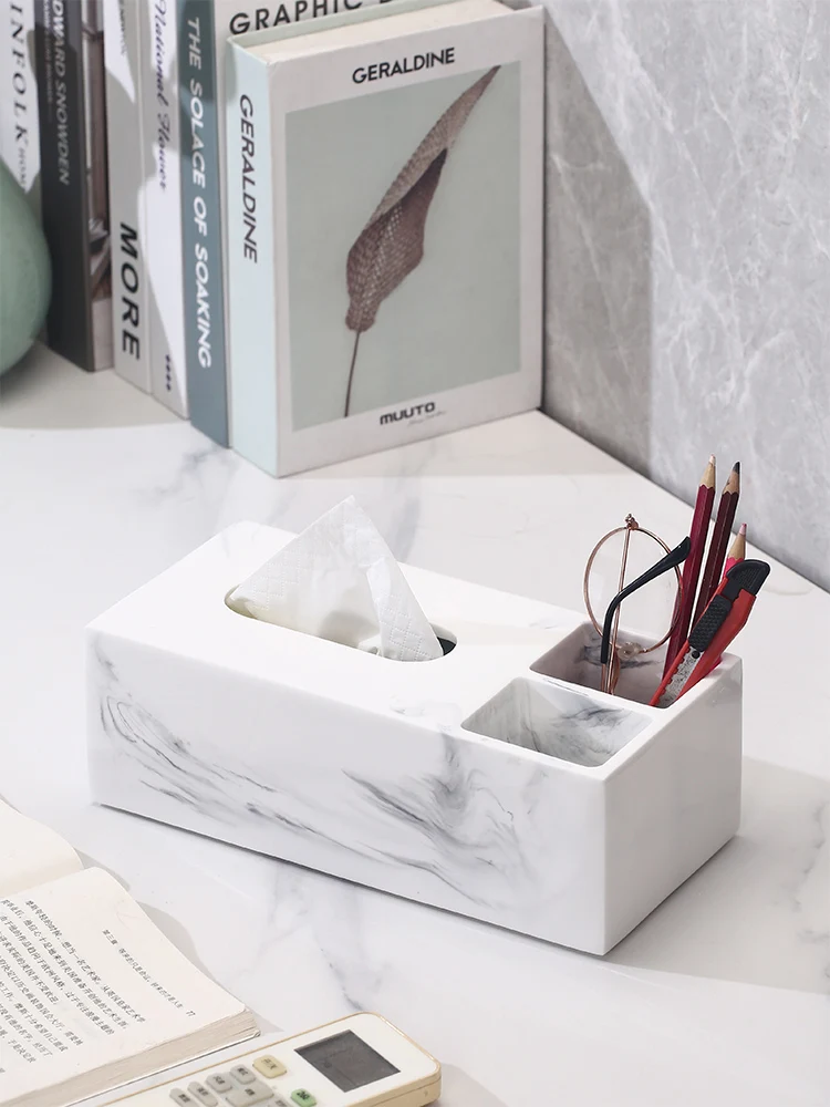Elegant Marble Patterned Tissue Box Remote Control Storage Rectangular Resin Home Decor Organizer for Living Room Coffee Table
Elegant Marble Patterned Tissue Box Remote Control Storage Rectangular Resin Home Decor Organizer for Living Room Coffee Table