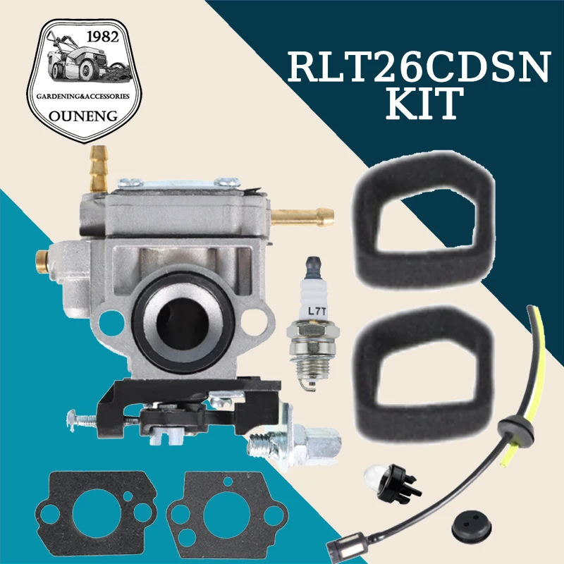 For Homelite HlT25CNB Trimmer Whipper Snipper Garden Tools Accessories Lawn Mower Carburetor with Fuel Line Kit Rlt26cdsn
For Homelite HlT25CNB Trimmer Whipper Snipper Garden Tools Accessories Lawn Mower Carburetor with Fuel Line Kit Rlt26cdsn