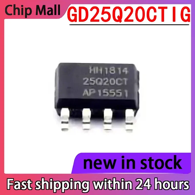 10PCS GD25Q20CTIG SOP-8 2M-bit 3.3V Serial Flash Memory Chip
10PCS GD25Q20CTIG SOP-8 2M-bit 3.3V Serial Flash Memory Chip