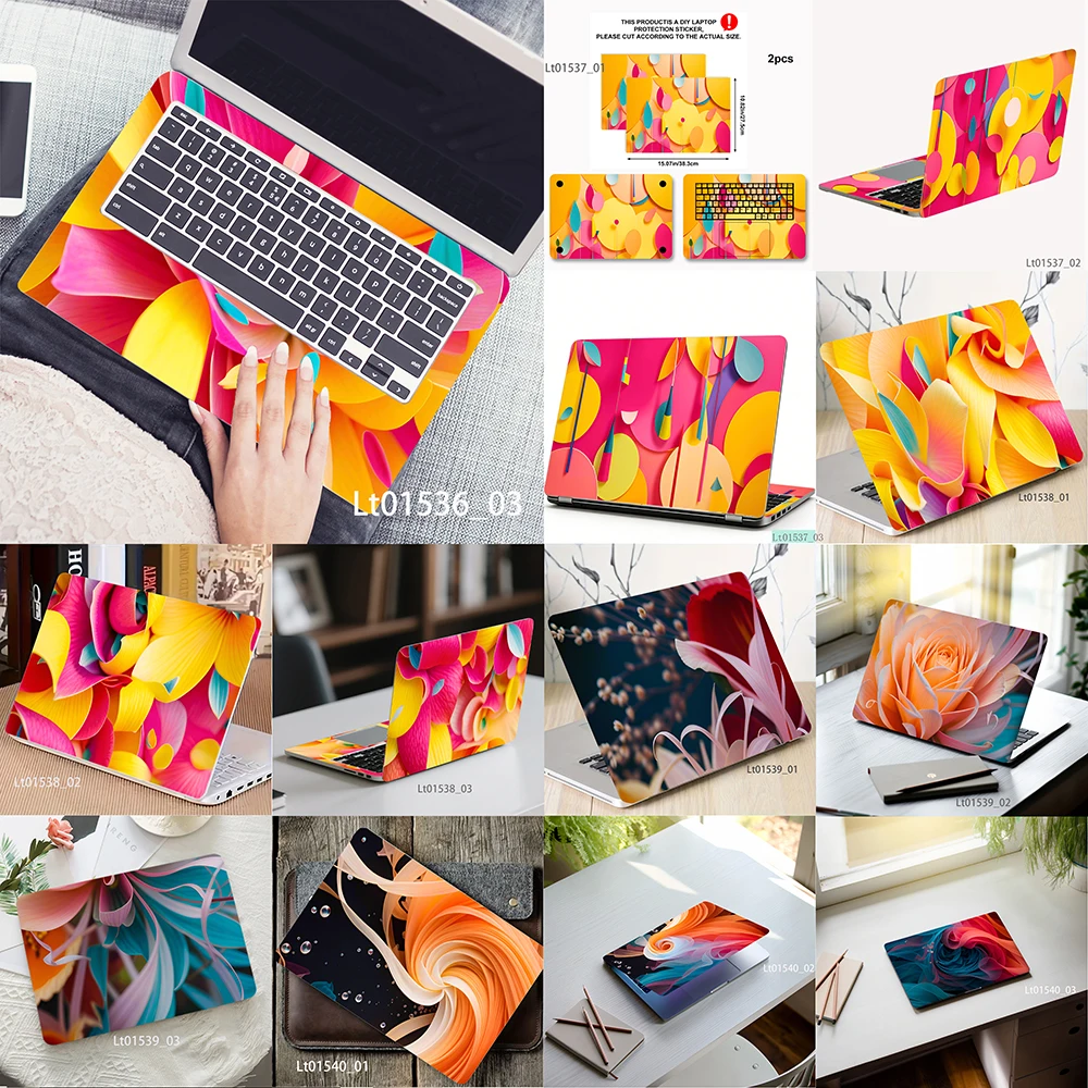 Vibrant Abstract Flower Laptop Skin Sticker, Waterproof Vinyl Decal for 12-17 inch MacBook HP Lenovo Dell Notebook
Vibrant Abstract Flower Laptop Skin Sticker, Waterproof Vinyl Decal for 12-17 inch MacBook HP Lenovo Dell Notebook