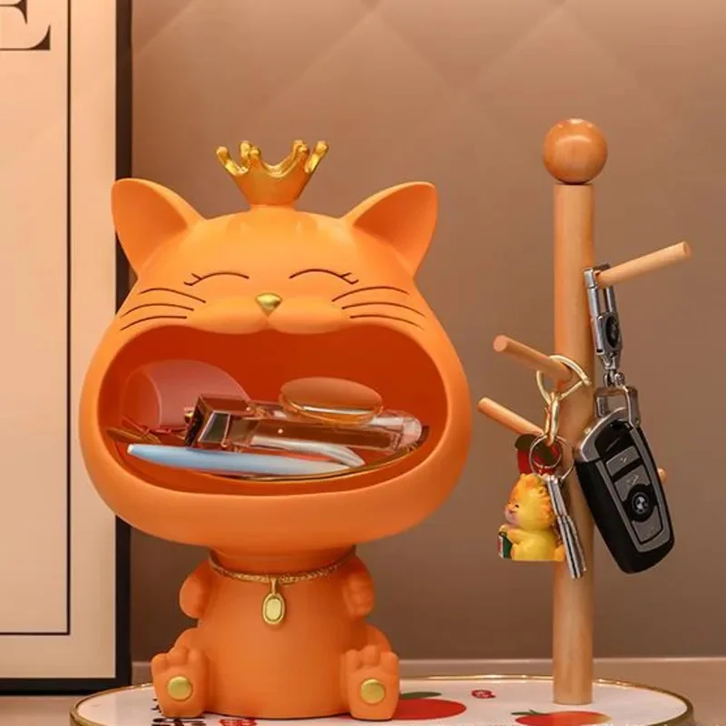 Creative Laughing Cat Key Box Lucky Cat Statue Decoration Resin Big Mouths Cat Statue Cute Desktop Storage Accessories
Creative Laughing Cat Key Box Lucky Cat Statue Decoration Resin Big Mouths Cat Statue Cute Desktop Storage Accessories
