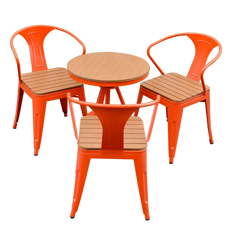 Balcony small table and chair three-piece outdoor courtyard garden plastic wood coffee table simple terrace coffee leisure table
Balcony small table and chair three-piece outdoor courtyard garden plastic wood coffee table simple terrace coffee leisure table