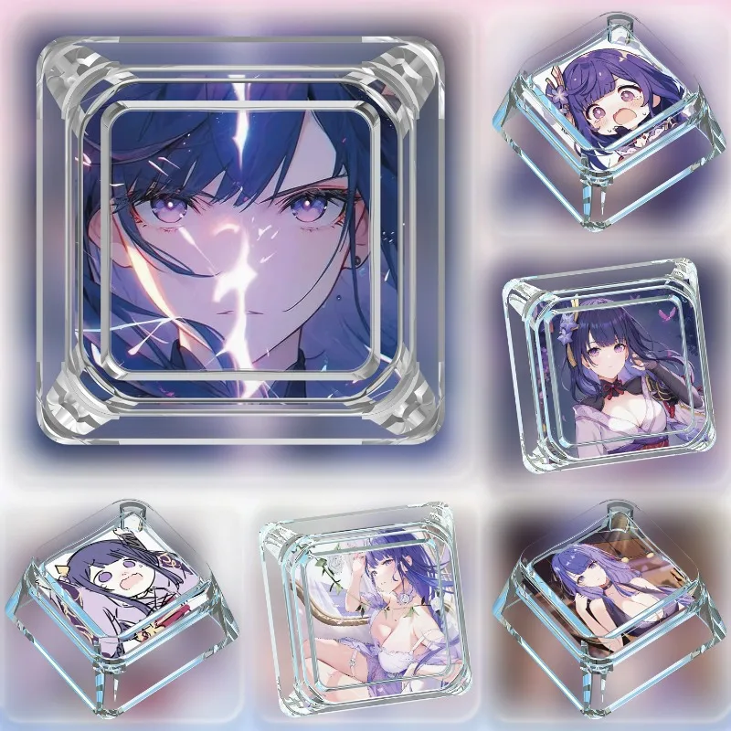 Genshin Impact Keycaps Anime Raiden Shogun Custom Artisan Point Key Cap Transparent Original Gaming Mechanical Keyboard Keycap
Genshin Impact Keycaps Anime Raiden Shogun Custom Artisan Point Key Cap Transparent Original Gaming Mechanical Keyboard Keycap