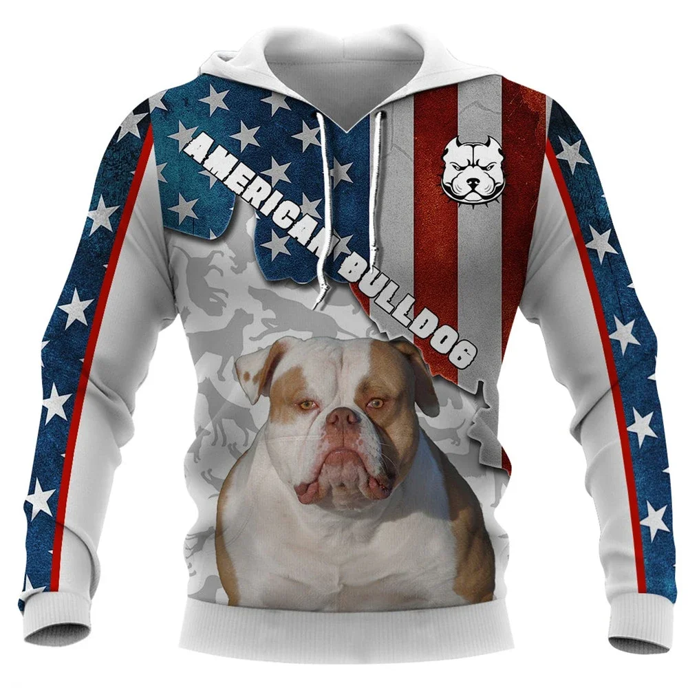 HX American Bulldog Hoodies Old Glory Animals Dog Hoodie Sweatshirts Pullovers Harajuku Streetwear Dropshipping
HX American Bulldog Hoodies Old Glory Animals Dog Hoodie Sweatshirts Pullovers Harajuku Streetwear Dropshipping