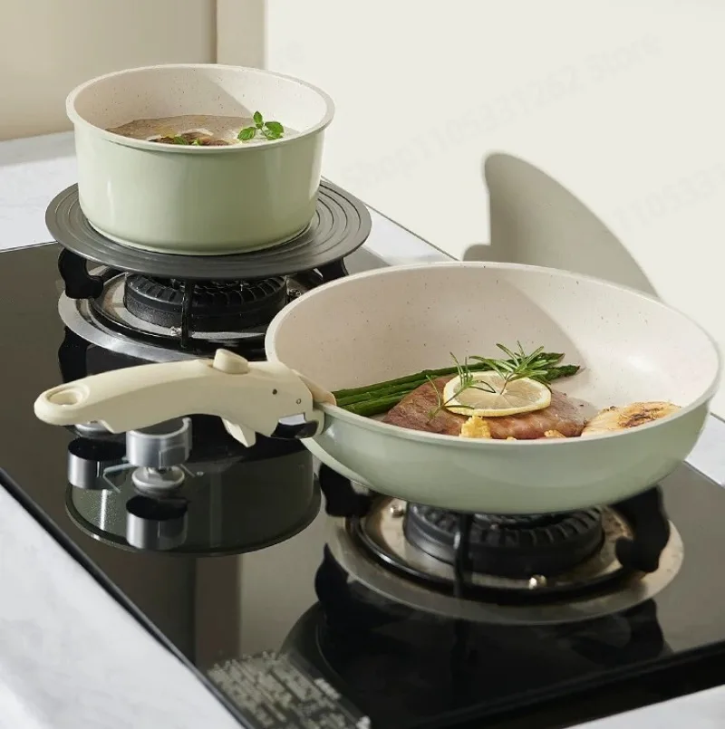 MJ-TZG888 Detachable Nonstick Cookware Set Stone Coating Stackable for Induction
MJ-TZG888 Detachable Nonstick Cookware Set Stone Coating Stackable for Induction