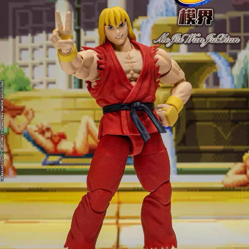 Storm Toys Young Street Fighter 3 Ken Action Figure SFSA01 King of Fighters 1/12 Action Figure Model
Storm Toys Young Street Fighter 3 Ken Action Figure SFSA01 King of Fighters 1/12 Action Figure Model
