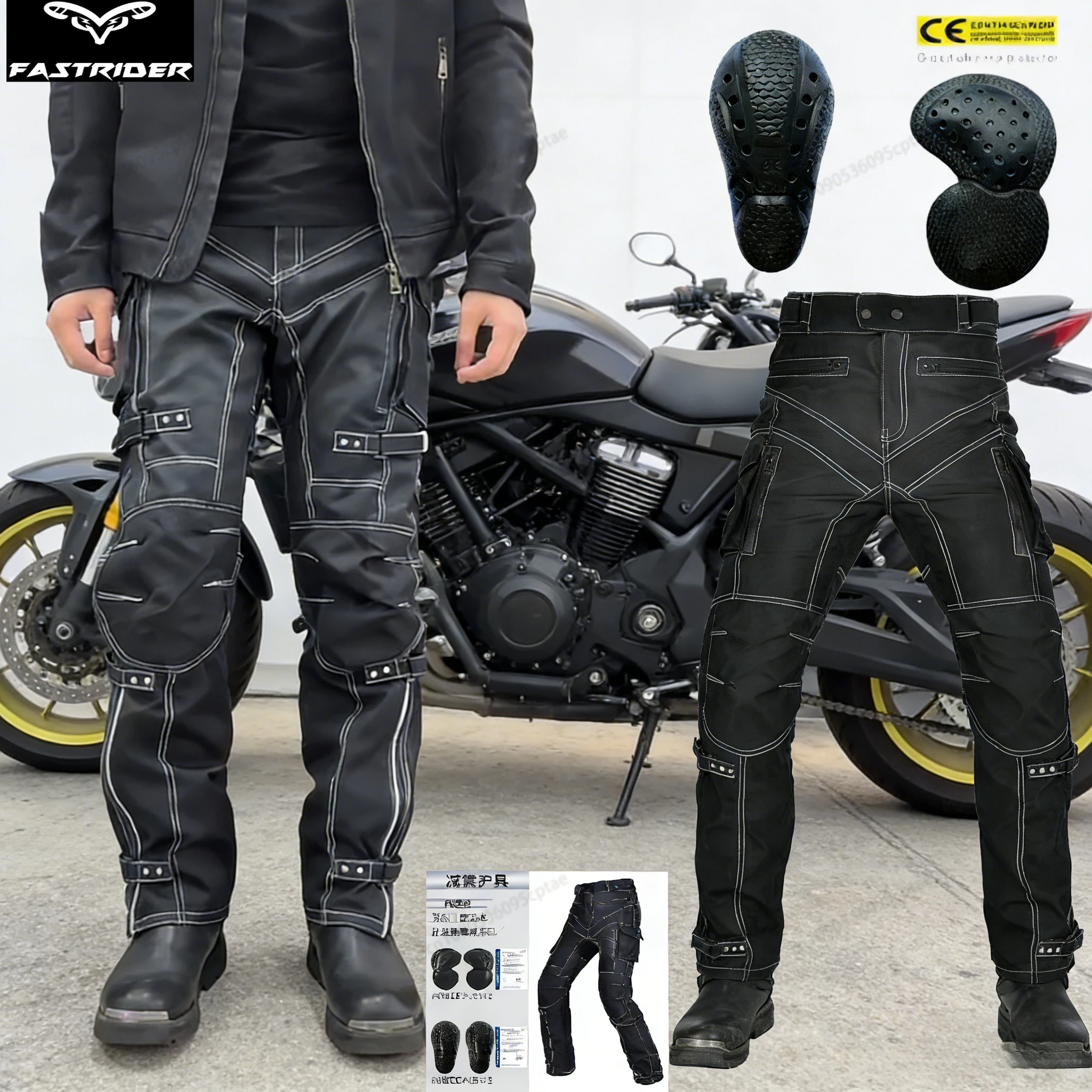 Waterproof High Waist Shockproof Multi-Bag Motorcycle Pants Motocross Riding Protective Trousers jeans motorcycle pants
Waterproof High Waist Shockproof Multi-Bag Motorcycle Pants Motocross Riding Protective Trousers jeans motorcycle pants