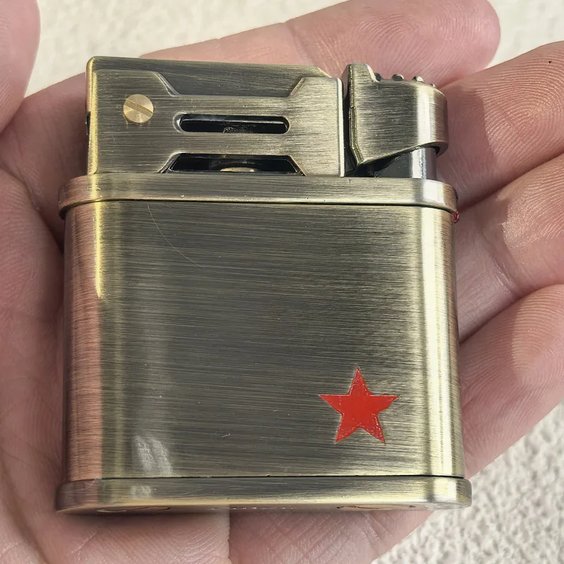 CHIEF Metal Kerosene Igniter with One Click Launch Ignition Retro Nostalgic Pentagram with Portable Cigarette Lighting Tool
CHIEF Metal Kerosene Igniter with One Click Launch Ignition Retro Nostalgic Pentagram with Portable Cigarette Lighting Tool