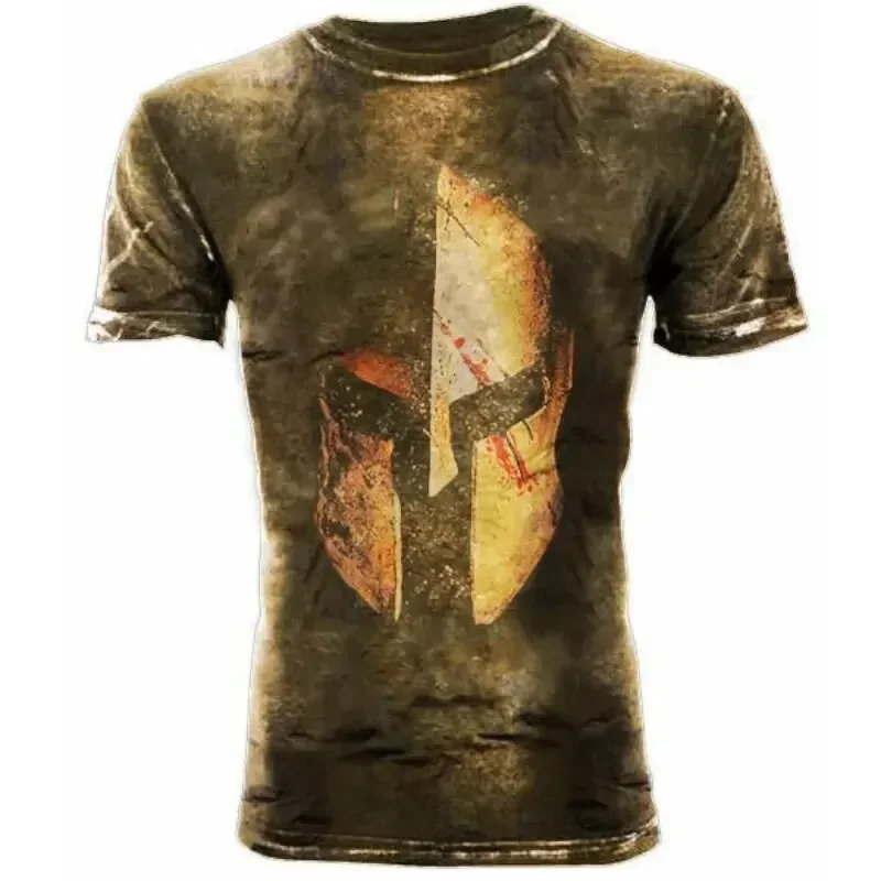 2024 New Men's T-shirt Retro Spartan 3D Printed Men's Short Sleeved Summer Breathable Sports Top Fashionable Men's Clothing
2024 New Men's T-shirt Retro Spartan 3D Printed Men's Short Sleeved Summer Breathable Sports Top Fashionable Men's Clothing