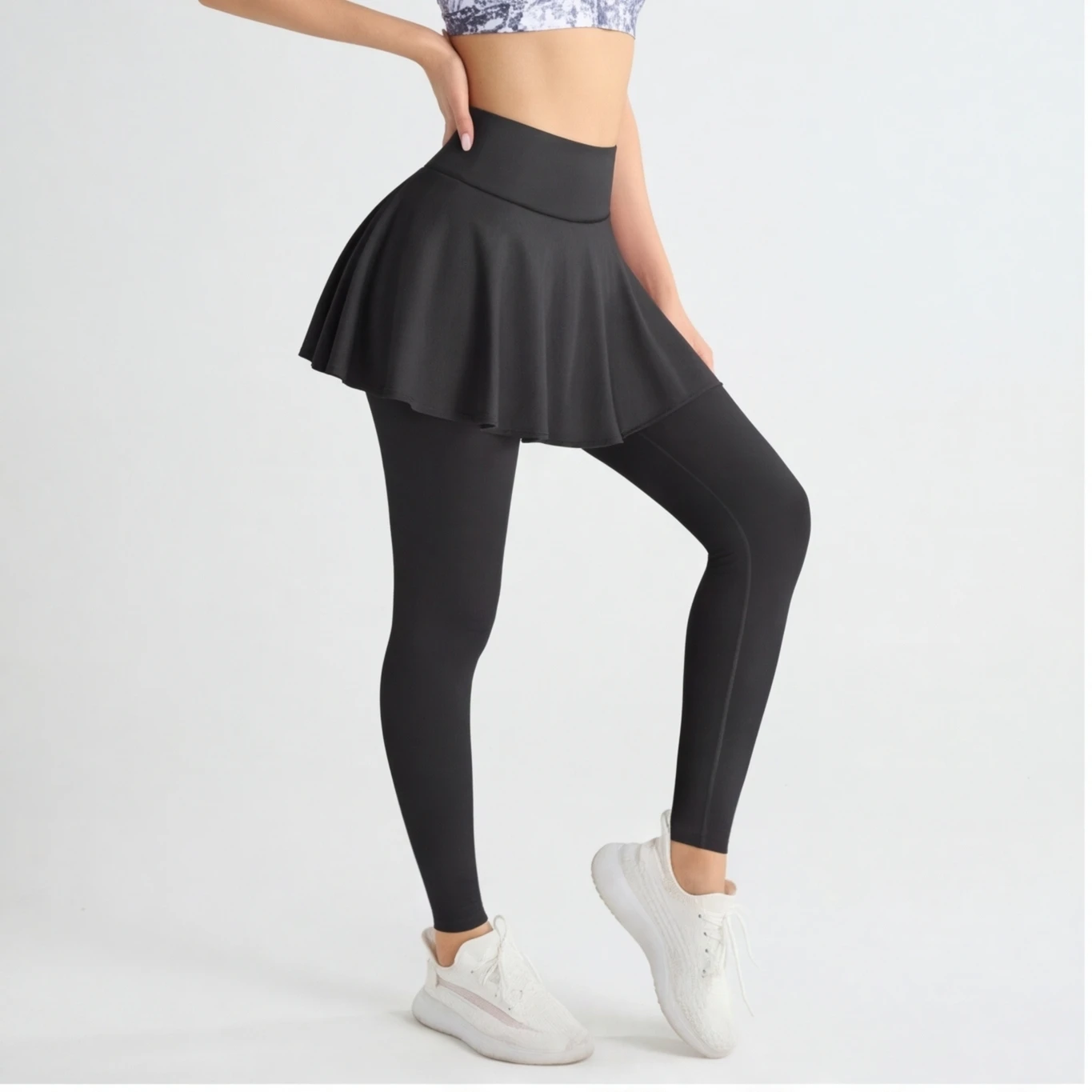 New Plus Size Women Fake Two-Piece Yoga Pants High Waist Quick Dry Tennis Skirt Running Fitness Leggings With Skirt Overlay
New Plus Size Women Fake Two-Piece Yoga Pants High Waist Quick Dry Tennis Skirt Running Fitness Leggings With Skirt Overlay
