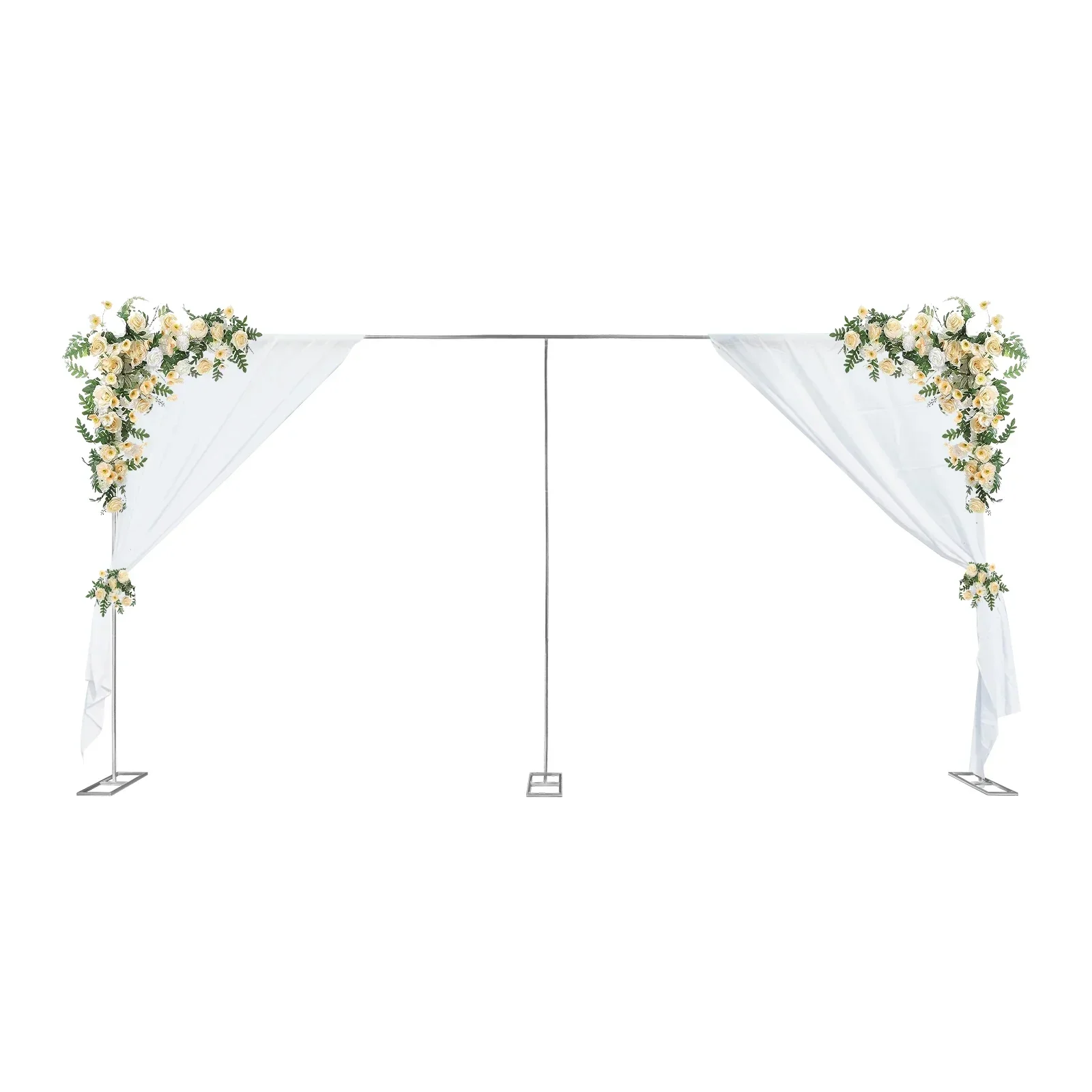 20ftx10ft Backdrop Stand Portable Pipe and Drape Poles Kit for Wedding Parties Curtains Stage Decoration Photography Photo Booth
20ftx10ft Backdrop Stand Portable Pipe and Drape Poles Kit for Wedding Parties Curtains Stage Decoration Photography Photo Booth