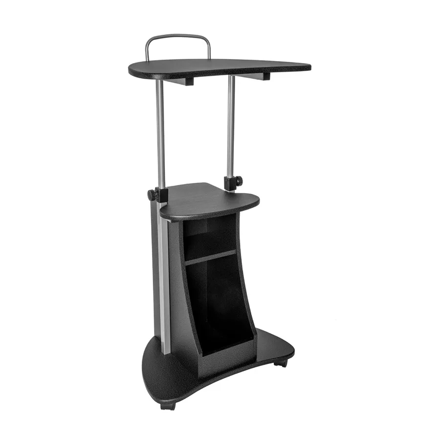 Sit-to-stand rolling adjustable height laptop cart with storage perfect for home office setups shared workspaces or rooms furin
Sit-to-stand rolling adjustable height laptop cart with storage perfect for home office setups shared workspaces or rooms furin
