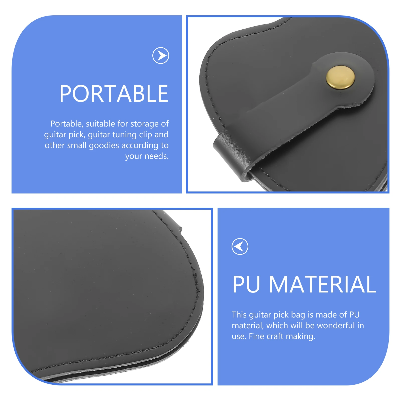 Pick Storage Box Guitar Holder Bracelet Bag Picks Organizer Container Pu Case Cases Compact
Pick Storage Box Guitar Holder Bracelet Bag Picks Organizer Container Pu Case Cases Compact