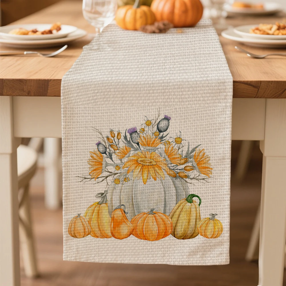 table runners autumn Pumpkin pattern Table decoration and accessories for Festival party Thanksgiving Day tablecloth
table runners autumn Pumpkin pattern Table decoration and accessories for Festival party Thanksgiving Day tablecloth