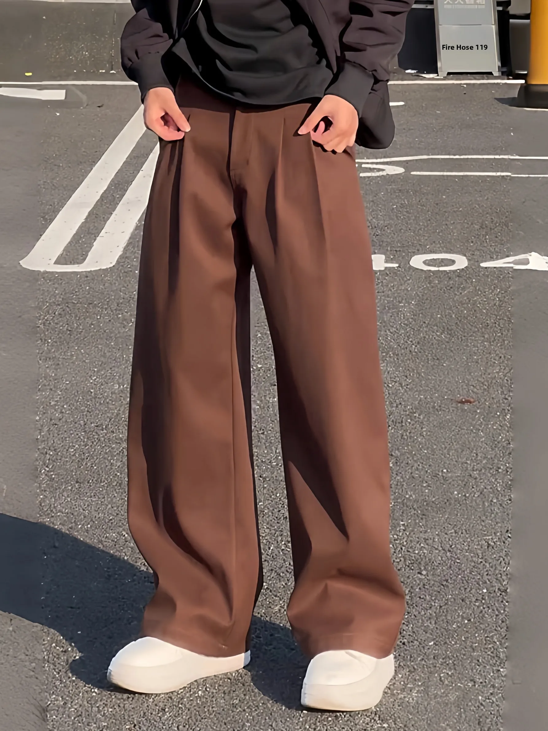 Fall New Sle American Simple High Waist Wide Leg Casual Pants Men's Faion Loose Match Straight Tube Long Trousers
Fall New Sle American Simple High Waist Wide Leg Casual Pants Men's Faion Loose Match Straight Tube Long Trousers