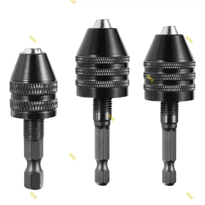 40JE Hexagonal Shank Three Jaw Chucks For Quick Drill Bit Enhancing Work Speed 3 Pack
40JE Hexagonal Shank Three Jaw Chucks For Quick Drill Bit Enhancing Work Speed 3 Pack
