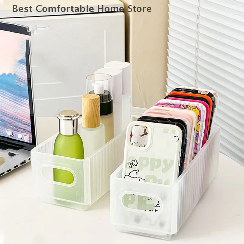 Sundries Storage Basket Phone Case Holder Transparent Phone Case Organizer Storage Box Home Desktop
Sundries Storage Basket Phone Case Holder Transparent Phone Case Organizer Storage Box Home Desktop