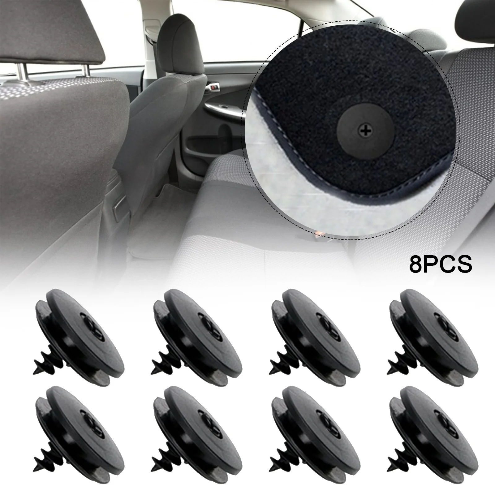 8pcs Universal Car Floor Mat Clips Retention Holders Grips Carpet Fixing Clamps Buckles Anti Skid Fastener Retainer Resistant
8pcs Universal Car Floor Mat Clips Retention Holders Grips Carpet Fixing Clamps Buckles Anti Skid Fastener Retainer Resistant
