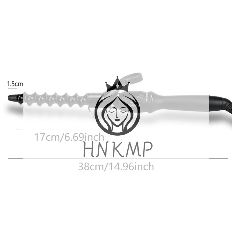 25/32mm Spiral Curling Iron Ceramic Curling Iron Home Salon Hair Styling Tool
25/32mm Spiral Curling Iron Ceramic Curling Iron Home Salon Hair Styling Tool