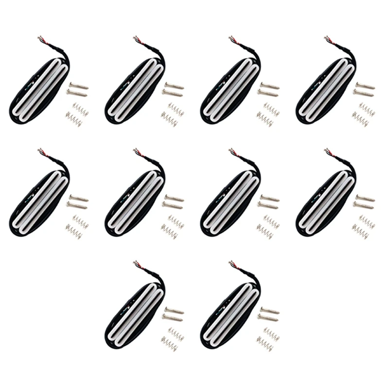 10X Hot Rail Pickups Double Track 11K Alnico5 Guitar Pickup Fit Fender Strat Squier Tele Electric Guitar, White
10X Hot Rail Pickups Double Track 11K Alnico5 Guitar Pickup Fit Fender Strat Squier Tele Electric Guitar, White