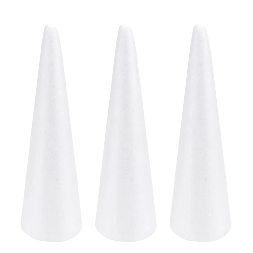 3 Pcs Foam Cone Crafts Material Polystyrene Supplies Toys Table Centerpiece Craft Foam Cones Children
3 Pcs Foam Cone Crafts Material Polystyrene Supplies Toys Table Centerpiece Craft Foam Cones Children