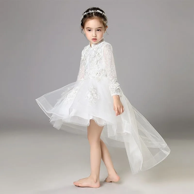 White Lace Girls Princess Dress Appliques Formal First Communion Children Party Gown Pageant Wedding Evening Birthday Vestido
White Lace Girls Princess Dress Appliques Formal First Communion Children Party Gown Pageant Wedding Evening Birthday Vestido
