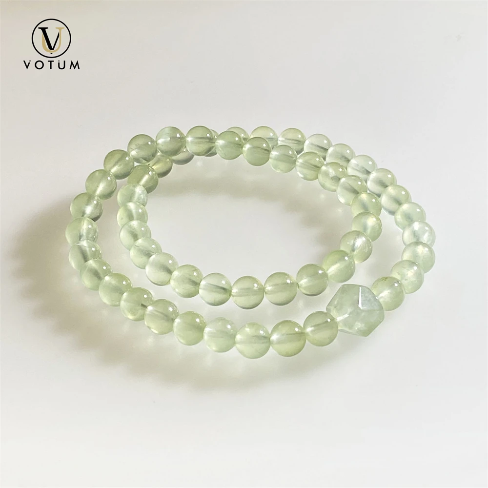 Votum Natural Prehnite Beaded Bracelet for Women Men Semi-precious Gemstone Green Stone Beads Bracelets Custom Daily Jewelry
Votum Natural Prehnite Beaded Bracelet for Women Men Semi-precious Gemstone Green Stone Beads Bracelets Custom Daily Jewelry
