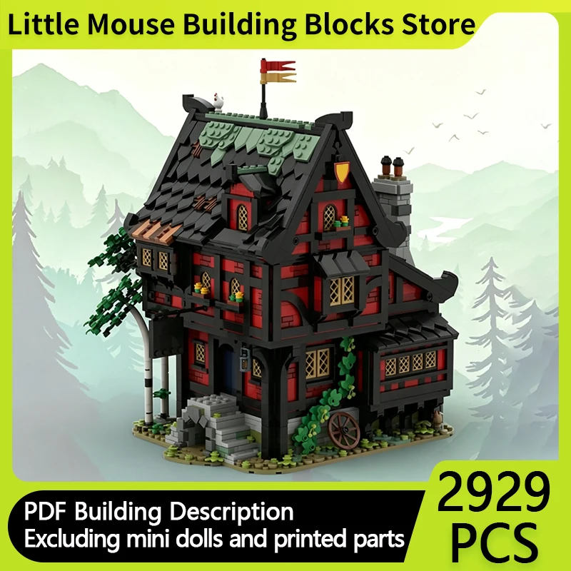 City Street View Model MOC Building Bricks The Crusader's Inn Modular Technology Gifts Holiday Assemble Children Toys Suit
City Street View Model MOC Building Bricks The Crusader's Inn Modular Technology Gifts Holiday Assemble Children Toys Suit