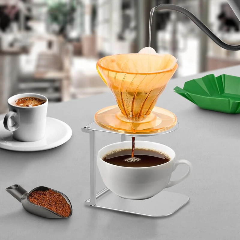Foldable Aluminum Alloy Coffee Drip Holder Stand for Wireless Portable Espresso Machines Universal Fit for Capsule Coffee Makers
Foldable Aluminum Alloy Coffee Drip Holder Stand for Wireless Portable Espresso Machines Universal Fit for Capsule Coffee Makers